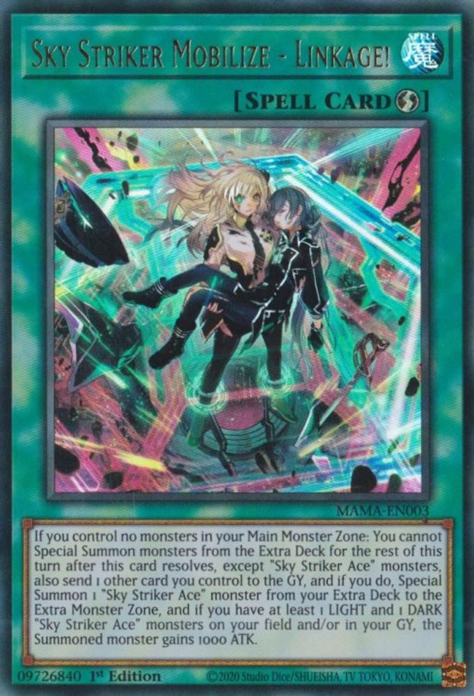 Sky Striker Mobilize - Linkage! (MAMA-EN003) - Ultra Rare