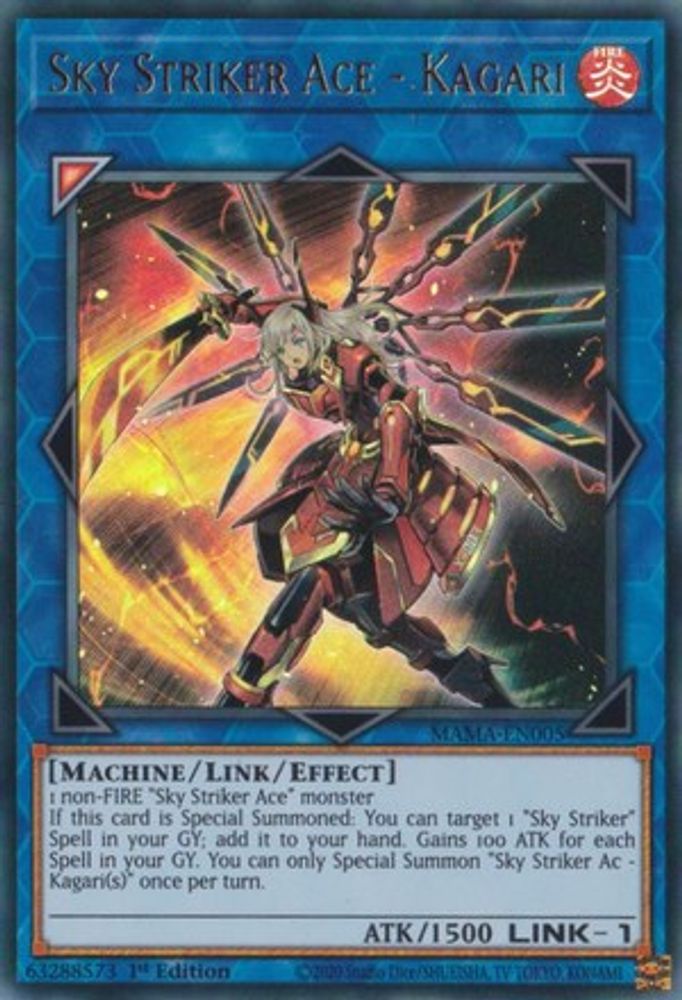 Sky Striker Ace - Kagari (MAMA-EN005) - Ultra Rare