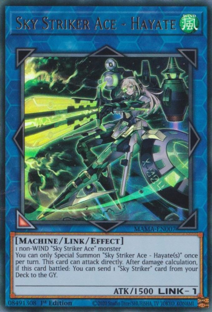 Sky Striker Ace - Hayate [MAMA-EN007] Ultra Rare 