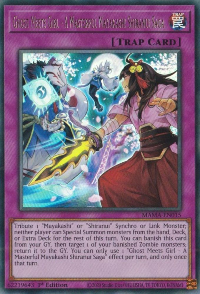 Ghost Meets Girl - A Masterful Mayakashi Shiranui Saga (MAMA-EN015) - Ultra Rare