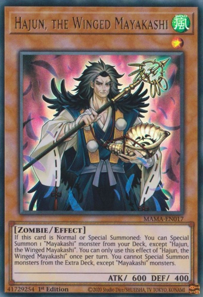 Hajun, the Winged Mayakashi (MAMA-EN017) - Ultra Rare