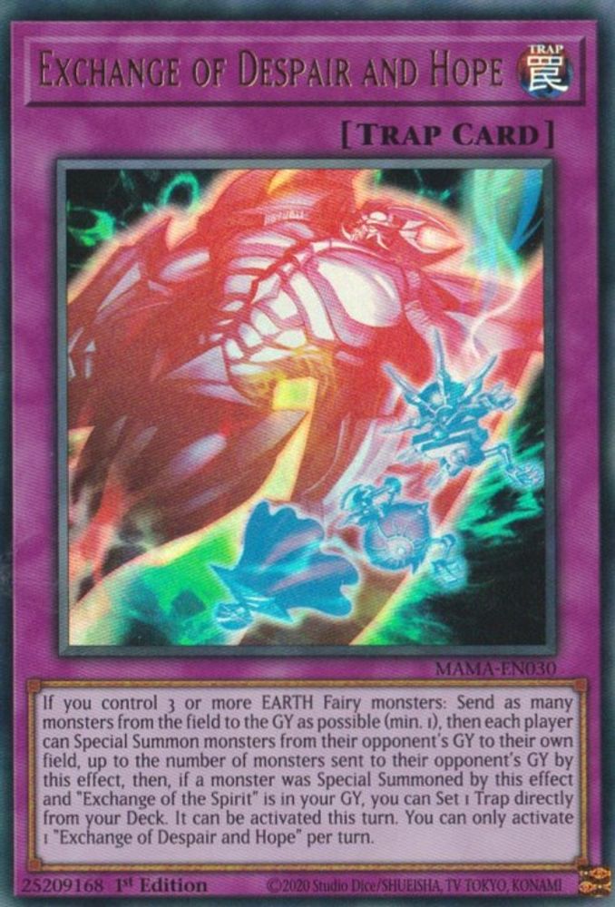 Exchange of Despair and Hope (MAMA-EN030) - Ultra Rare