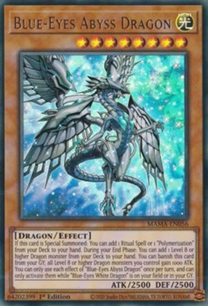 Dragon des Abysses aux Yeux Bleus [MAMA-EN056] Ultra Rare 