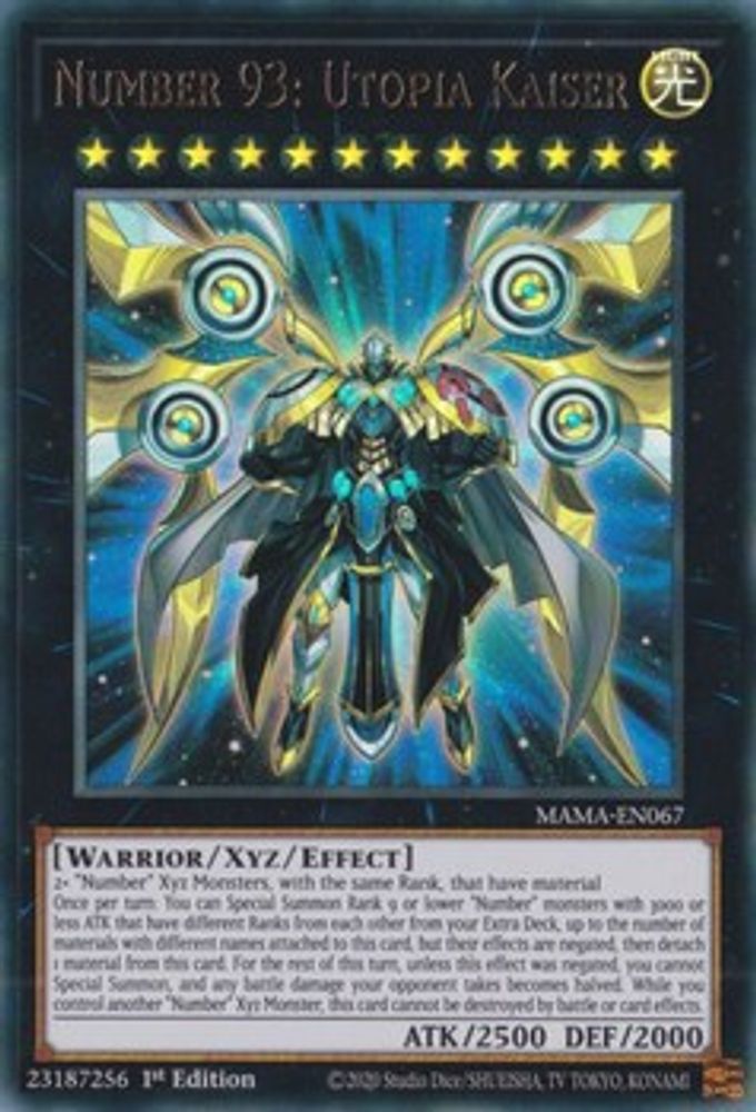 Number 93: Utopia Kaiser (MAMA-EN067) - Ultra Rare