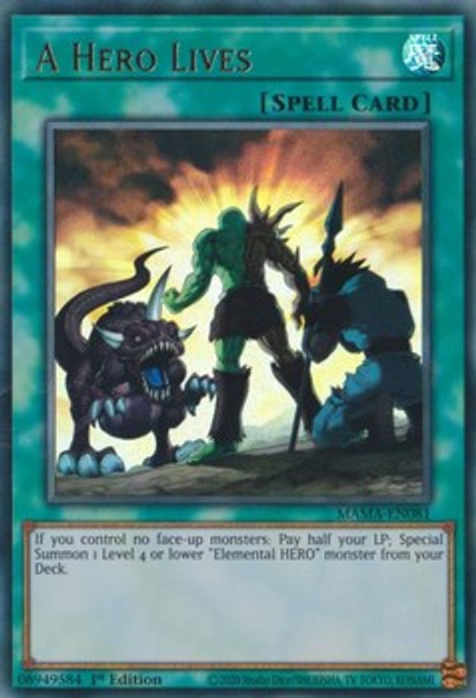 A Hero Lives (MAMA-EN081) - Ultra Rare