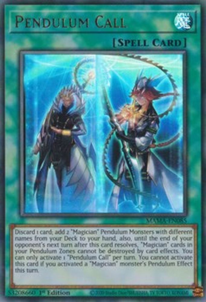 Appel pendule [MAMA-EN085] Ultra Rare 