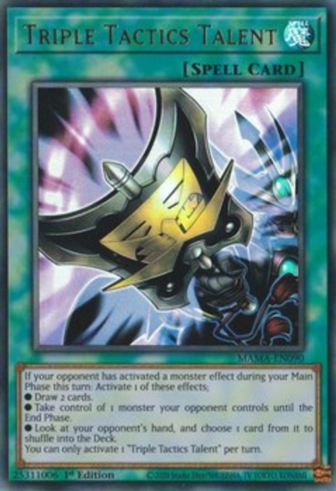 Triple Tactics Talent (MAMA-EN090) - Ultra Rare