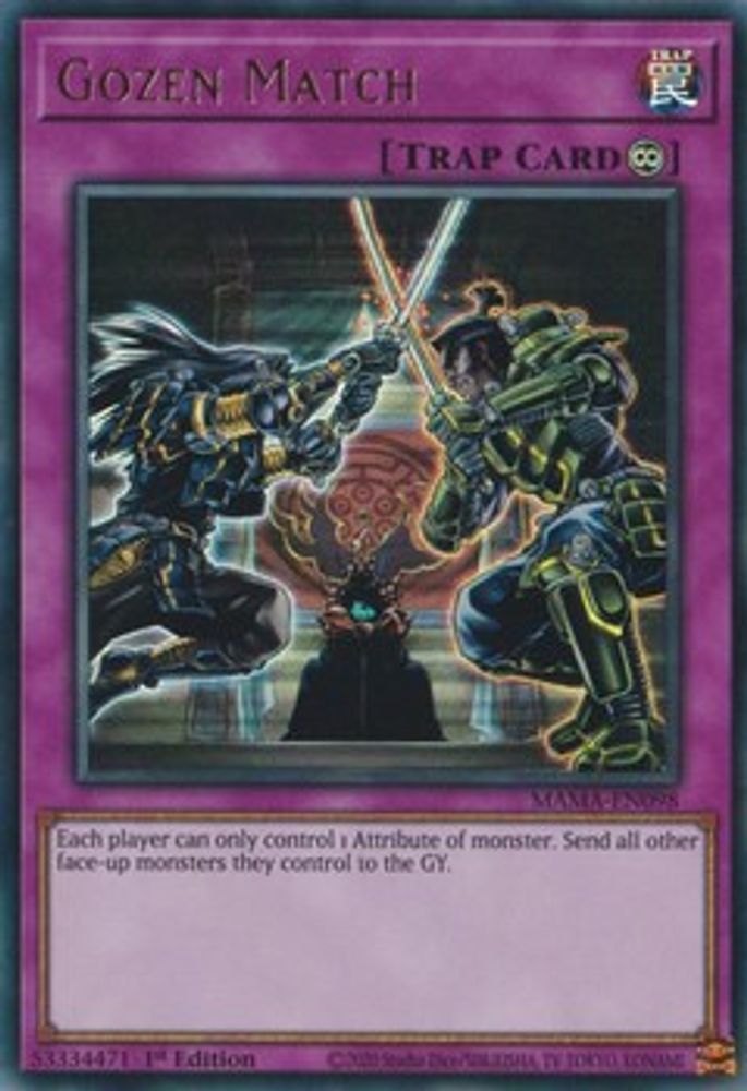 Gozen Match (MAMA-EN098) - Ultra Rare