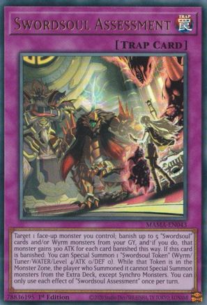 Évaluation de Swordsoul [MAMA-EN043] Ultra Rare 