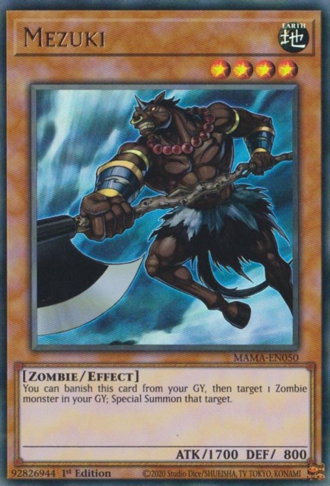 Mezuki [MAMA-EN050] Ultra Rare 