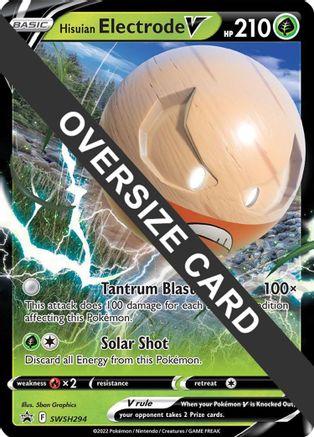 Hisuian Electrode V - SWSH294  - Holofoil - Promo