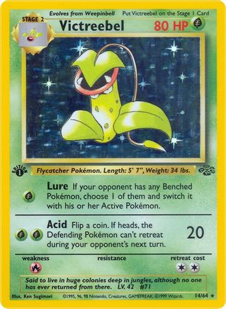 Victreebel (14) (14) 014  - 1st Edition Holofoil - Holo Rare