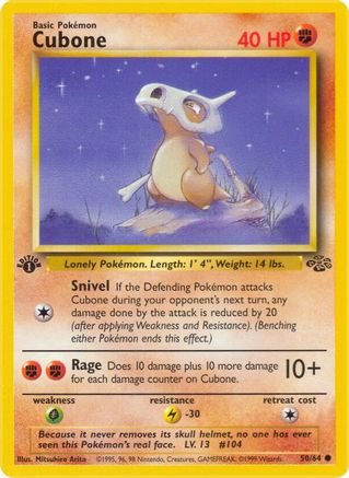 Cubone 050  - 1st Edition - Common
