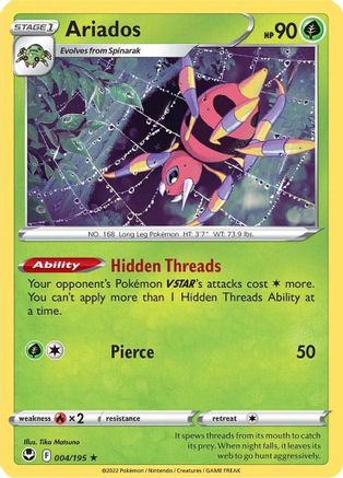Ariados 004  - Holofoil - Holo Rare