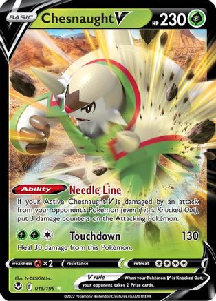 Chesnaught V 015  - Holofoil - Ultra Rare