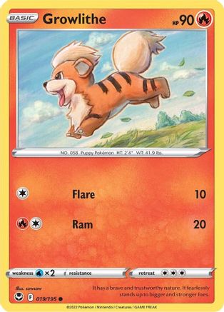 Growlithe 019  - Common