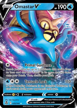 Omastar V 035  - Holofoil - Ultra Rare
