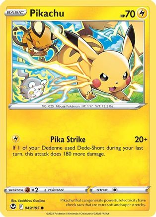 Pikachu 049  - Common