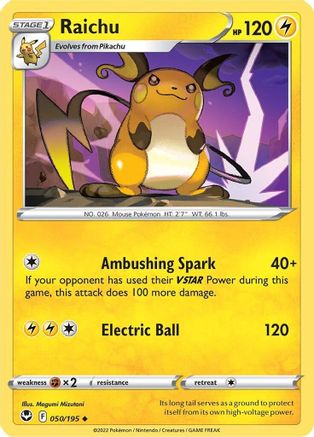 Raichu 050  - Uncommon