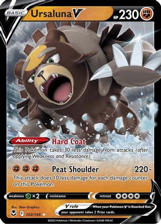 Ursaluna V 102  - Holofoil - Ultra Rare