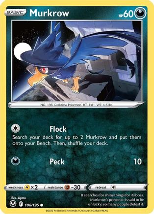 Murkrow 106  - Common