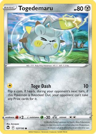 Togedemaru 127  - Common