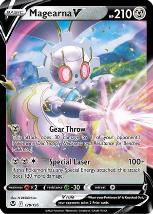 Magearna V 128  - Holofoil - Ultra Rare