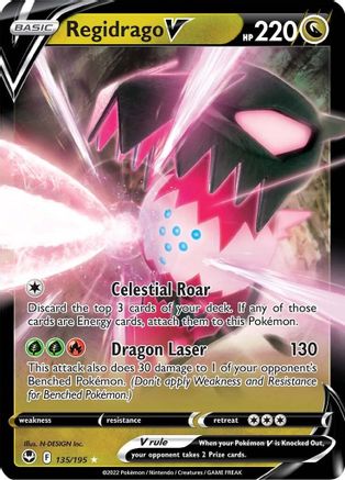 Regidrago V 135  - Holofoil - Ultra Rare