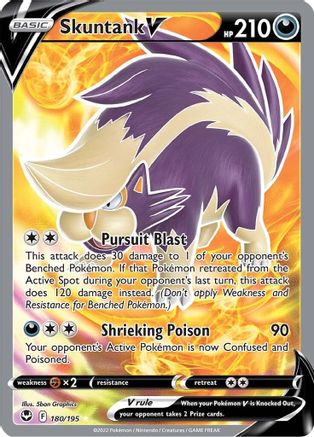 Skuntank V (Full Art) 180  - Holofoil - Ultra Rare
