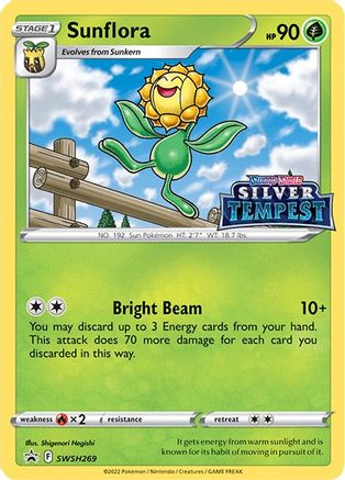 Sunflora (Prerelease) SWSH269  - Holofoil - Promo