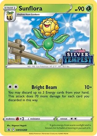 Sunflora - SWSH269 (Prerelease) [STAFF]  - Holofoil - Promo