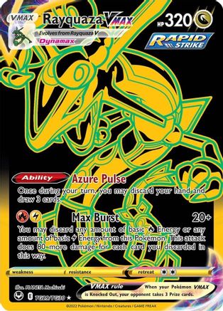 Rayquaza VMAX (Secret) TG29  - Holofoil - Secret Rare