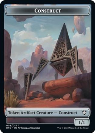 Construct (008) // Goat Double-Sided Token (BRC-8 // 3) - Commander: The Brothers' War