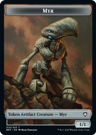 Myr // Servo Double-Sided Token (BRC-10 // 13) - Commander: The Brothers' War
