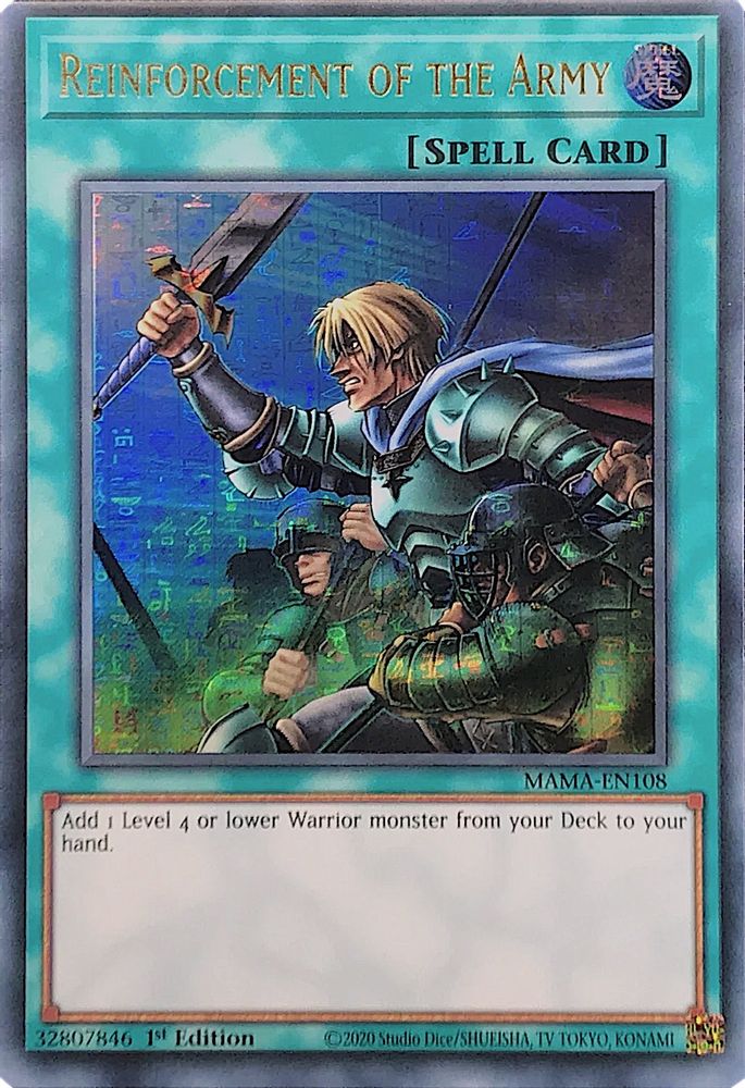 Reinforcement of the Army (Ultra Pharaoh's Rare) (MAMA-EN108) - Ultra Pharaoh’s Rare