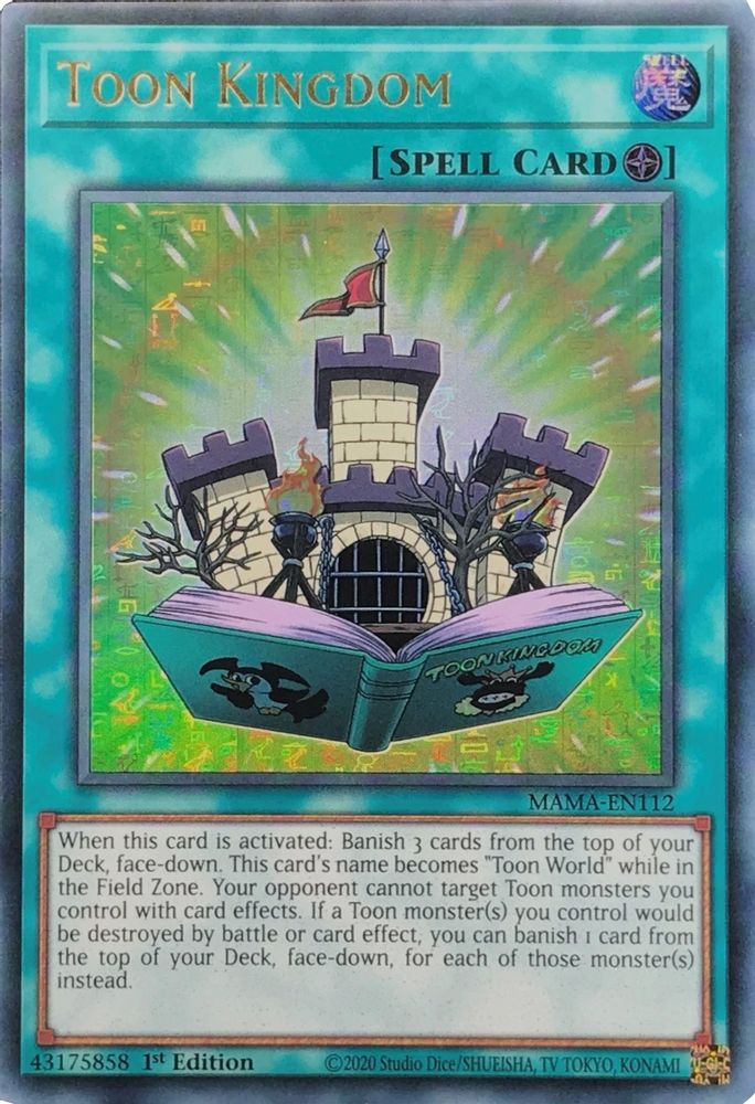 Toon Kingdom (Ultra Pharaoh's Rare) (MAMA-EN112) - Ultra Pharaoh’s Rare