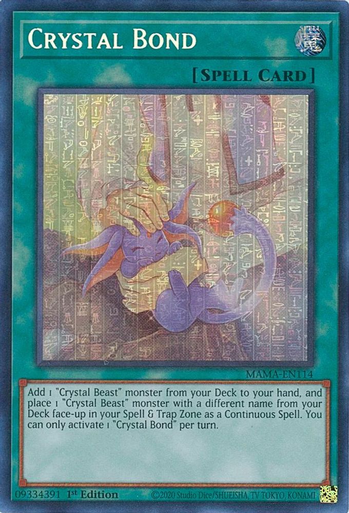 Crystal Bond (Ultra Pharaoh's Rare) (MAMA-EN114) - Ultra Pharaoh’s Rare