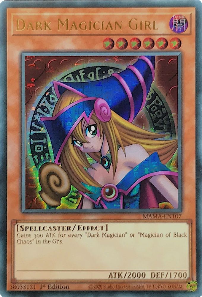Dark Magician Girl (Ultra Pharaoh's Rare) (MAMA-EN107) - Ultra Pharaoh’s Rare