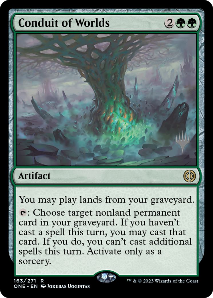 Conduit of Worlds (Pack Promo) [Phyrexia : All Will Be One Promos] 