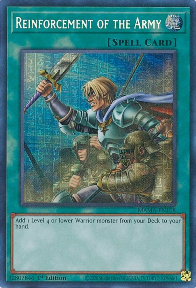 Reinforcement of the Army (Secret Pharaoh's Rare) (MAMA-EN108) - Secret Pharaoh’s Rare