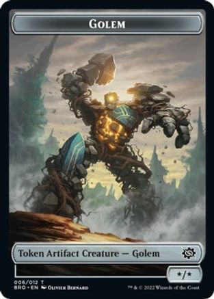 Golem Token (BRO-006) - The Brothers' War