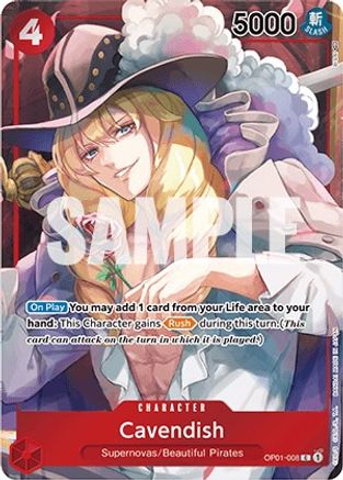 Cavendish (Box Topper) (OP01-008) - Common
