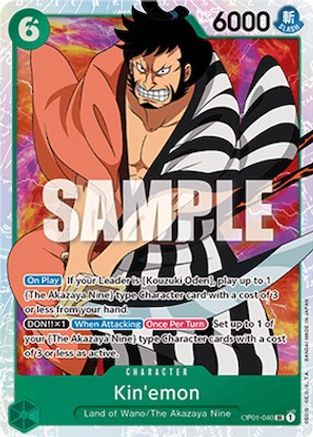 Kin'emon (OP01-040) - Super Rare