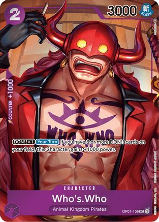 Who's.Who (Box Topper) (OP01-109) - Uncommon