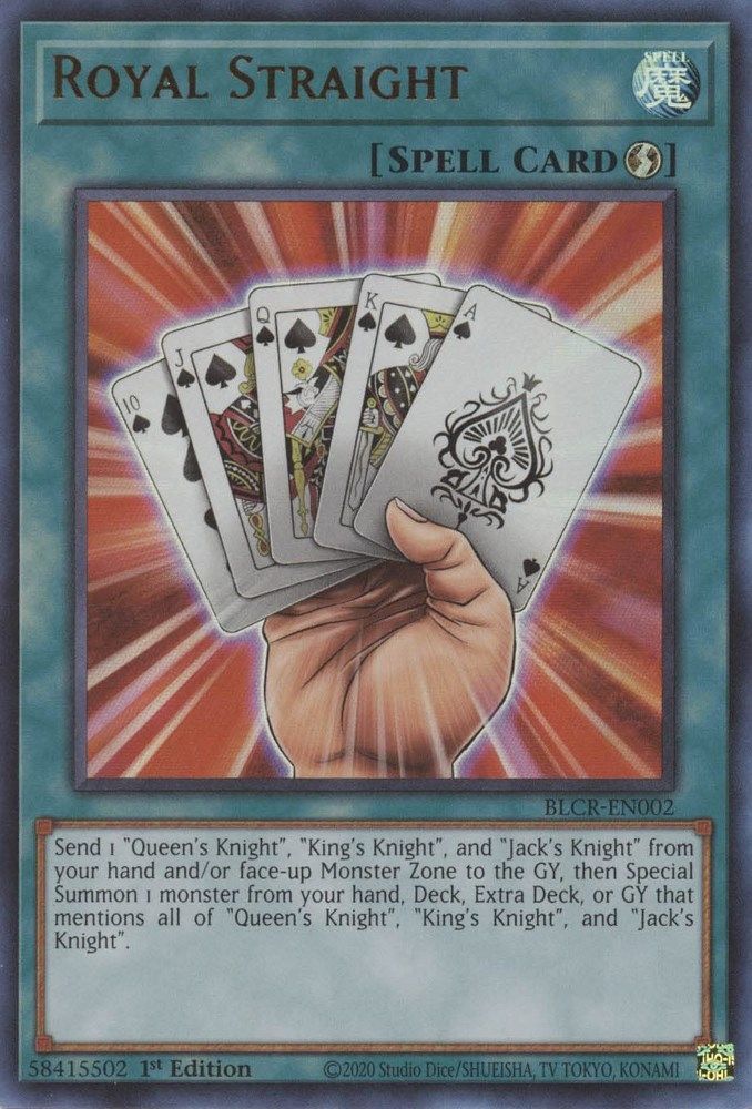 Royal Straight (BLCR-EN002) - Ultra Rare