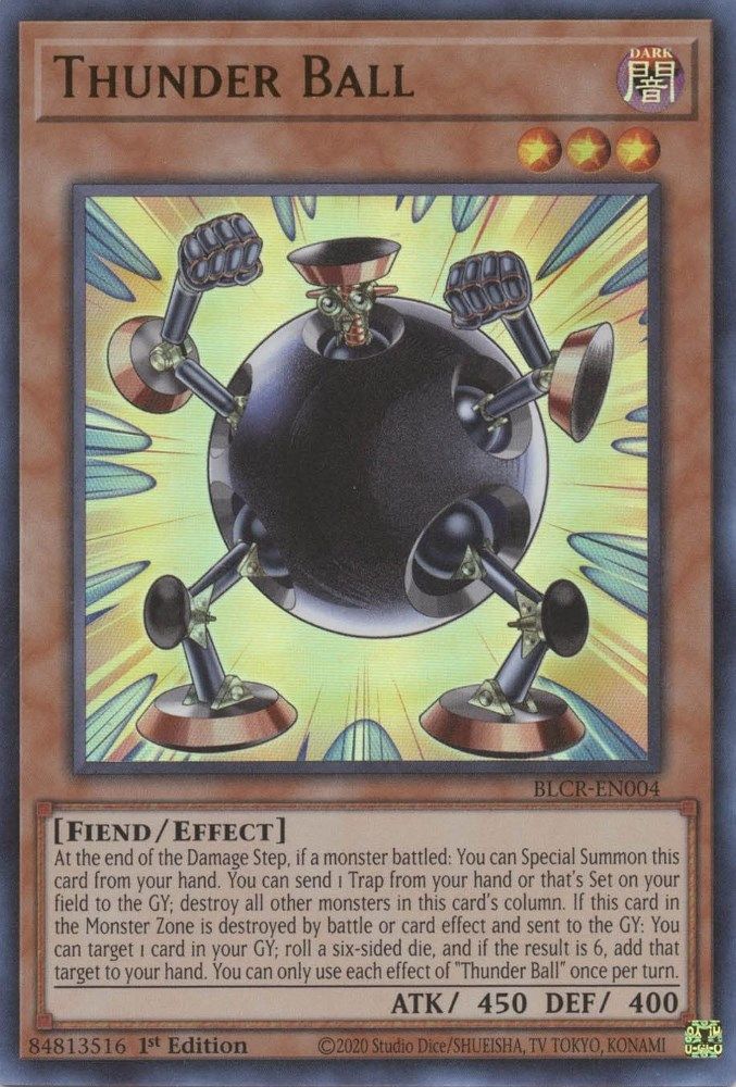 Thunder Ball (BLCR-EN004) - Ultra Rare
