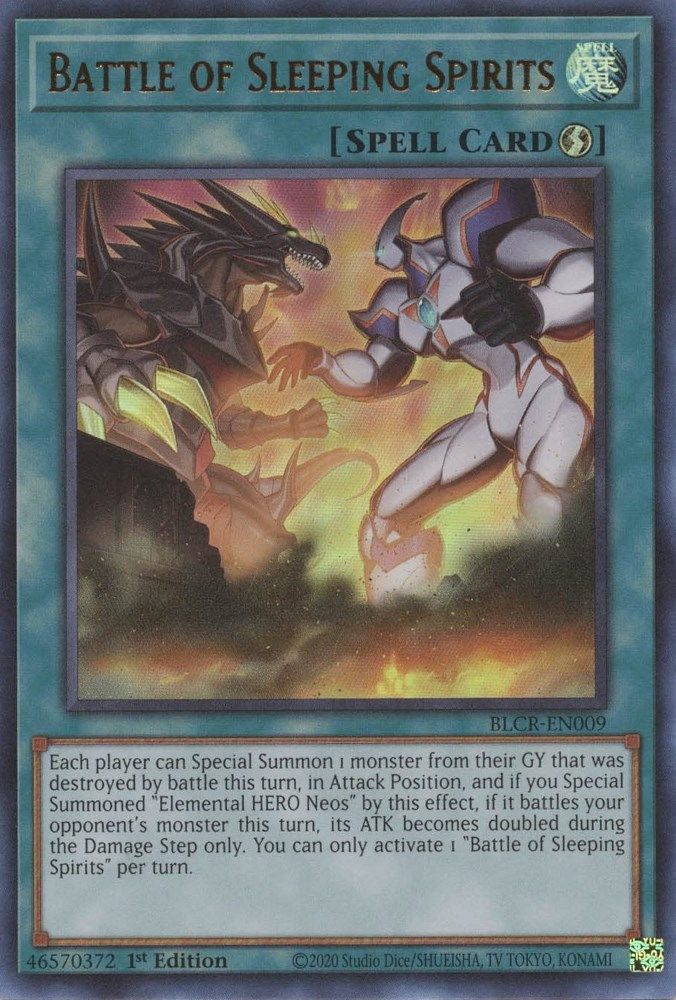Battle of Sleeping Spirits (BLCR-EN009) - Ultra Rare