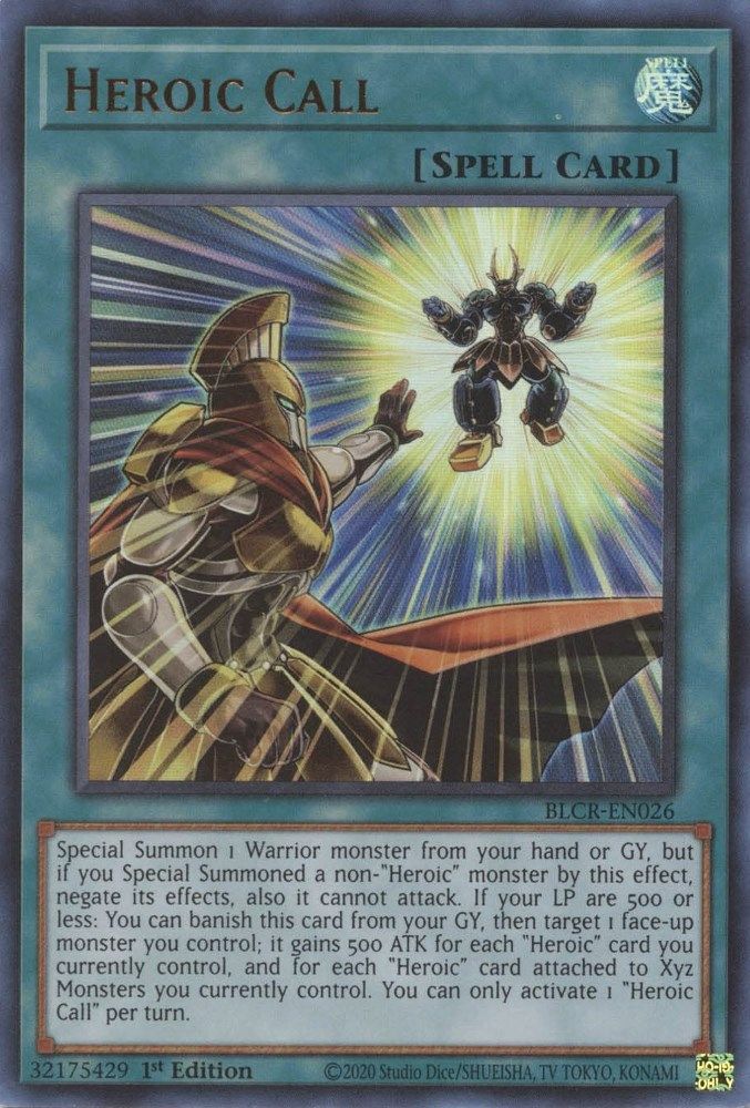 Heroic Call (BLCR-EN026) - Ultra Rare