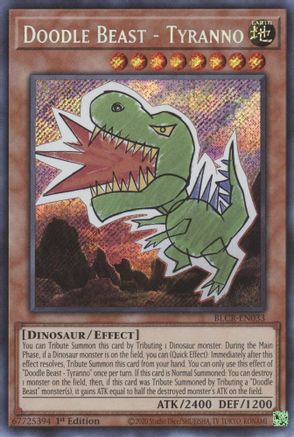 Doodle Beast - Tyranno (BLCR-EN033) - Battles of Legend: Crystal Revenge 1st Edition