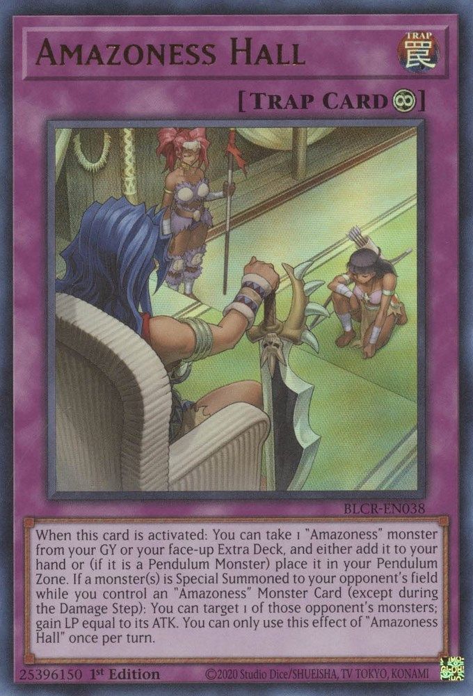 Amazoness Hall (BLCR-EN038) - Ultra Rare